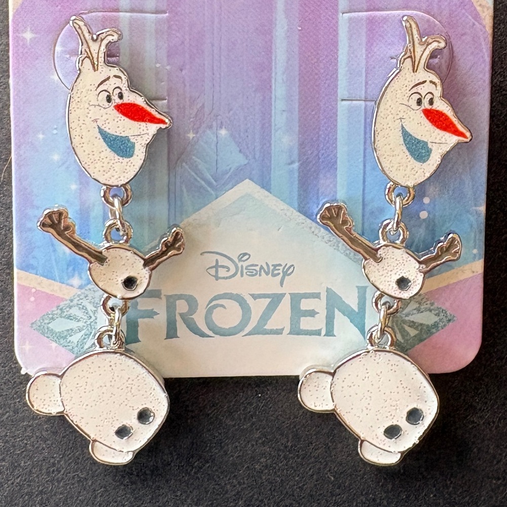 Disney Frozen Olaf Segmented Post Earrings New
